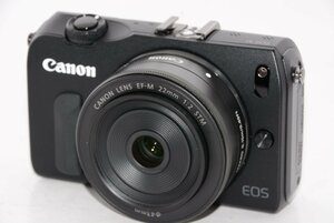 【外観特上級】Canon ミラーレス一眼カメラ EOS M ダブルレンズキット
