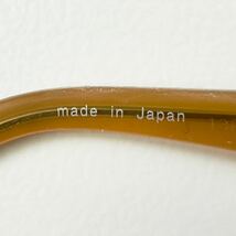 廃盤デッドストック 未使用展示品 OLIVER PEOPLES オリバーピープルズ BALEN バーレン サーモント ブロー セルフレーム 飴色 日本製_画像9