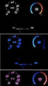ハイエース 200系　エアコンLED照明1台分セット！、 ブルー