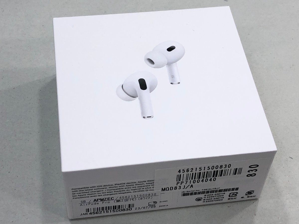 1円Apple AirPods Pro 第2世代MQD83J/A ワイレスイヤホンエアポッズ