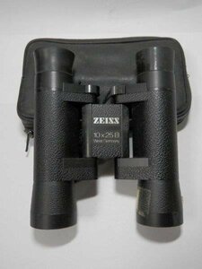 双眼鏡 ZEISS 10×25B 独製 T*P ソフトケース付 有名競馬調教師 レターパックプラス可 0811V5G