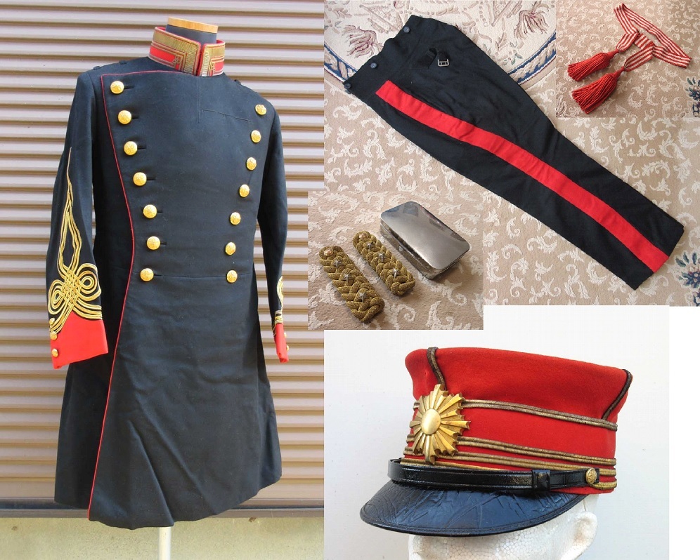 旧日本海軍・予備士官用軍帽の帽章？ 日本海軍艦上陸戦艦陸戦隊鎮守府