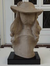 Auguste Rodin オーギュスト ロダン 花飾りのある帽子をかぶった少女 石膏像 / カミーユ クローデル ダイアナ 考える人 地獄の門 彫刻 作品_画像3