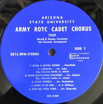 [ LP / レコード ] Arizona State University Army ROTC Cadet Chorus / Army ROTC Cadet Chorus ( World / Military ) Audio Recorders _画像3