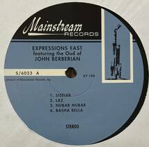 [ LP / レコード ] John Berberian / Expressions East ( Psychedelic Folk ) Mainstream Records エキゾ サイケ フォーク_画像3