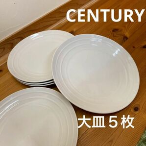 CENTURY 大皿25.5cm ランチ　ディナープレート５皿