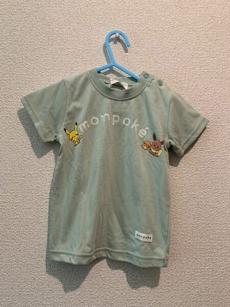 モンポケ　半袖　Tシャツ　90 ピカチュウ　イーブイ