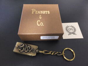 PEANUTS & Co. SNAKE CLIPTYPE KEYCHAIN :ピーナッツカンパニー スネーククリップタイプキーチェーン (ブラス)/キーホルダー,BIKERS