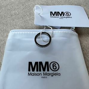 4新品 メゾンマルジェラ MM6 ナンバリング ロゴ リング ダークシルバー 23SS size 4 14号 Maison Margiela 6 レディース 指輪 アクセサリー