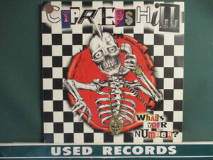 Cypress Hill : What's Your Number? 12'' (( Clash - The Guns Of Brixton using! / successful bid 5 point . postage our expense 