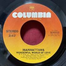 ◆USorg7”s!◆MANHATTANS◆KISS AND SAY GOODBYE◆_画像2