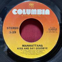 ◆USorg7”s!◆MANHATTANS◆KISS AND SAY GOODBYE◆_画像1