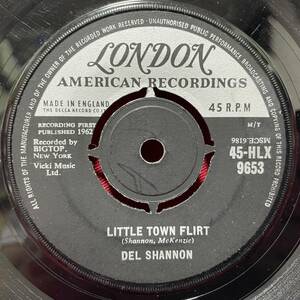 ◆UKorg7”s!◆DEL SHANNON◆LITTLE TOWN FLIRT◆