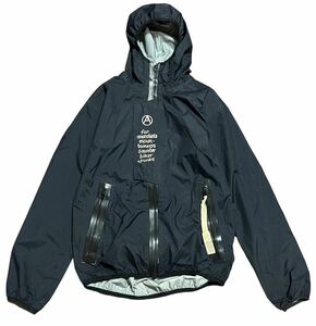 Mountain Research Slogan Parka マウンテンリサーチ 防水仕様 サークルA スローガンパーカー 黒 S