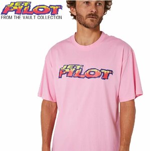 ジェットパイロット JETPILOT ビンテージ 2024 Tシャツ 送料無料 カラー ビジョン Tシャツ S23500 ピンク M