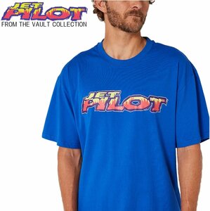 ジェットパイロット JETPILOT ビンテージ 2024 Tシャツ 送料無料 カラー ビジョン Tシャツ S23500 ロイヤルブルー XL
