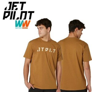 ジェットパイロット JETPILOT 2024 Tシャツ メンズ マリン 送料無料 アイコン Tシャツ S23600 キャラメル M