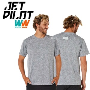 ジェットパイロット JETPILOT 2024 Tシャツ メンズ マリン 送料無料 オール デイ S/S Tシャツ S23603 グレー 3XL