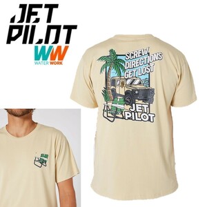  jet Pilot JETPILOT 2024 T-shirt men's marine free shipping geto Lost T-shirt S23607 putty .XL