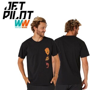 ジェットパイロット JETPILOT 2024 Tシャツ マリン 送料無料 ヨーウィー メンズ Tシャツ S23608 ブラック 2XL