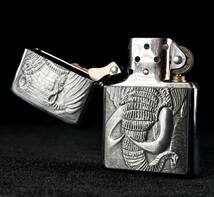 ZIPPO ジッポ　Barrett Smythe バレットスマイス 1996年製 オイルライター エレファント 象の絵柄 喫煙具 ケース付き 火種確認済_画像2