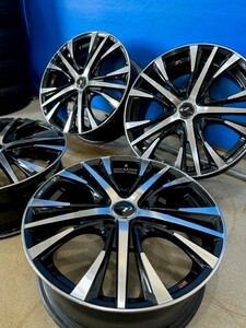 レオニス　17インチ　ホイール　17X6.5J　5穴　114.3　+53　4本セット　【来店交換も大歓迎】