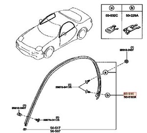 ★マツダ純正新品★ FD3S RX-7 フロント ドアウエザストリップ ウェザーストリップ ガラス 左側 L Glass Weatherstrip MAZDA