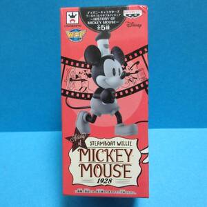 同梱可★未開封【正規品】★ディズニーキャラクターズ ワールドコレクタブルフィギュア −HISTORY OF MICKEY MOUSE−★1928ver.★送料220円