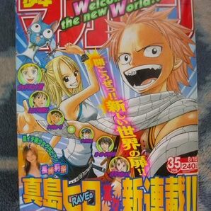 フェアリーテイル FAIRY TAIL 新連載・第１回掲載号 週刊少年マガジン２００６年３５号 極美品 ナツ ルーシィ ハッピー グレイの画像1