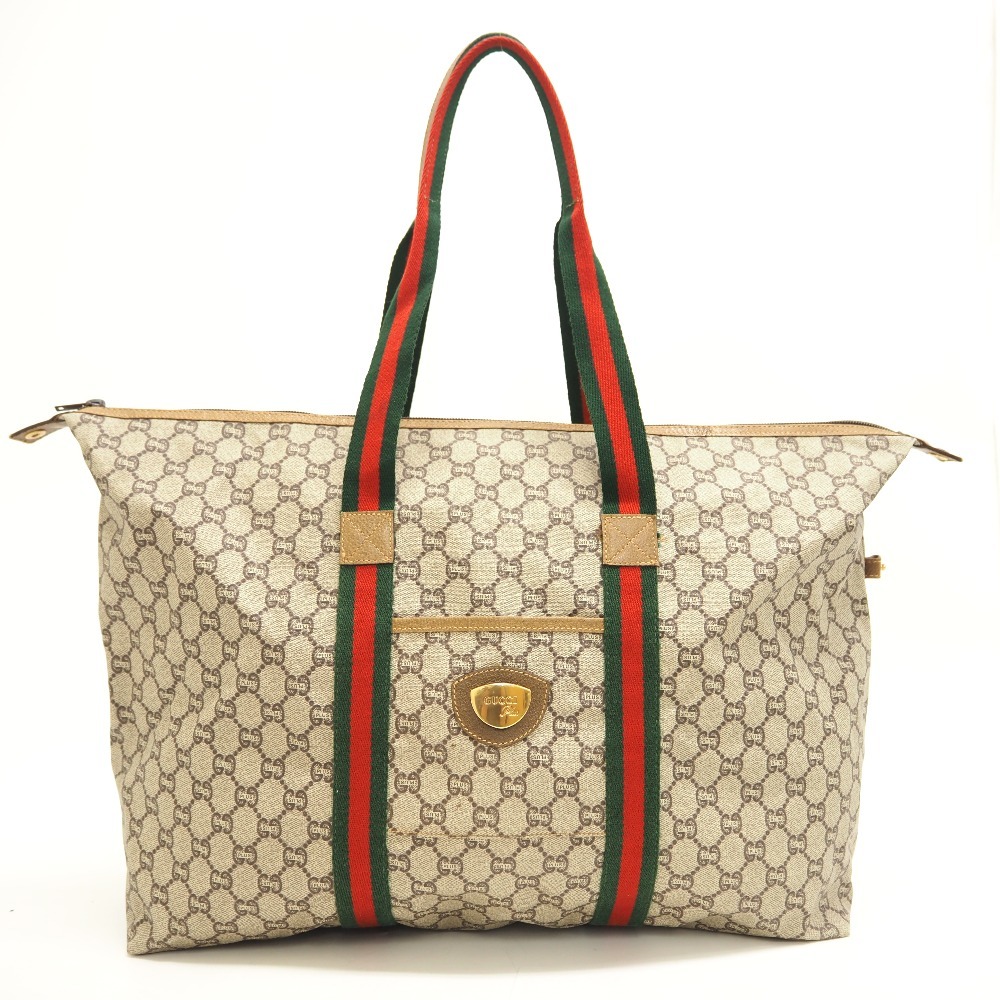 グッチ GUCCI バンブー ストローバッグ 大型 トートバッグ 338964