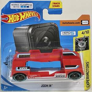 ホットウィール（ HOT WHEELS ）【 WORKS WITH GoPro 】ZOOM IN（ショートカード）