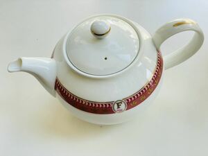 美品　FAUCHON depuis 1886 フォション ティーポット 洋食器 アンティーク ヴィンテージ 茶器 フランス製