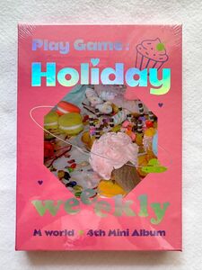 Weeekly Play Game Holiday CD トレカ 輸入盤 韓国盤 K-POP 新品