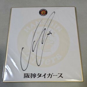 Art hand Auction 阪神タイガース マルテ選手直筆サイン球団色紙 ジェフリー･マルテ, 野球, 記念品, 関連グッズ, サイン