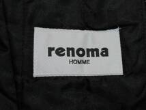 美品★renoma HOMME/レノマ オム/レノマオム◇コート 上質ウール ヘリンボーン グレー系 ワキタ株式会社_画像8