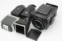【返品保証】 ゼンザブロニカ S2 後期型 NIKKOR-P 75mm F2.8 プリズム チムニーファインダー 6×4.5 フィルムバック付き 中判カメラ C9853_画像1