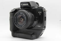 【返品保証】 キャノン Canon EOS5 SIGMA SUPER-WIDE II 24mm F2.8 VERTICAL GRIP VG10付きボディレンズセット C9866_画像1