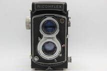 【訳あり品】 リコー Ricohflex RIKEN RICONAR 8cm F3.5 ケース付き 二眼カメラ C9879_画像2