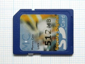 ★ＳＤメモリーカード ５１２MB 中古★送料６３円～