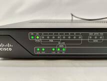 Cisco 800 Series Cisco C891F シスコ LANルーター 通電確認済み ネットワーク構築 ネットワークスイッチ 有線ルーター_画像2