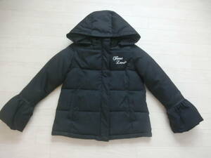 即決美品◆JENNY中綿ジャケット◆　ブラック１６０サイズ