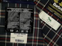 英Barbour / 乗馬ジャケット [マークフィリップス]＊M(XL) サドルガード+サイドプリーツx革トリム ◎着用極わずか ダメージなし 希少極美品_画像5