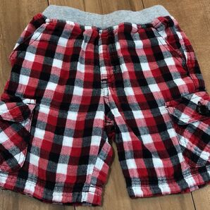 チェック柄 ハーフパンツ 90 ショートパンツ