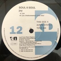 ◆Soul Ⅱ Soul/JOY【1992/UK盤/12inch】_画像3