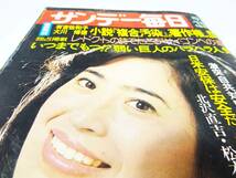 ◆(FJ) 昭和レトロ サンデー毎日 週刊明星3冊 計4冊セット まとめて ビートたけし 岩崎宏美 沢田研二 藤谷美和子 松本伊代 西城秀樹 書籍_画像10