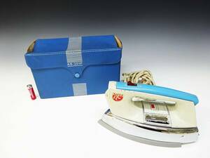 *(KN) SHARP sharp steam iron AS-301F case attaching Showa Retro consumer electronics antique Vintage Vintage collection 