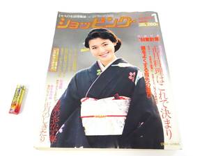 ◆(NA) ショッピングカタログ【モデル/久保京子】昭和59(1984)年 新年1月号 (広告/榊原郁恵 丘みつこ）正月料理 栄養診断 雑誌 書籍