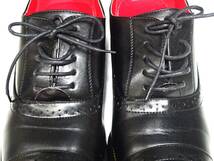 ◆(NS) POWER SHOES メンズ ビジネスシューズ 紳士靴 レザー ブラック 27.5㎝ 脚長効果 4.5㎝アップ 中国製 ファッション雑貨_画像6