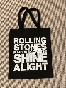 ローリング・ストーンズ/Rolling Stones 「Shine A Light」 公開記念　トートバック　未使用