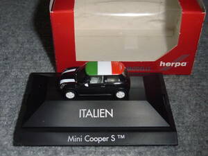 1/87 NEW ミニ クーパー S イタリア ブラック MINI COOPER BMW クーパーS ITALIEN